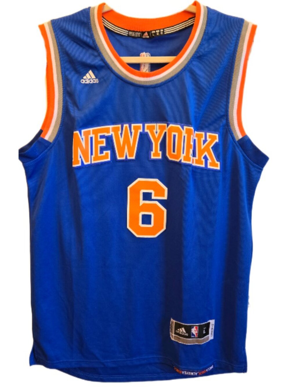 NY Knicks Jersey 6 Porzingis by Adidas